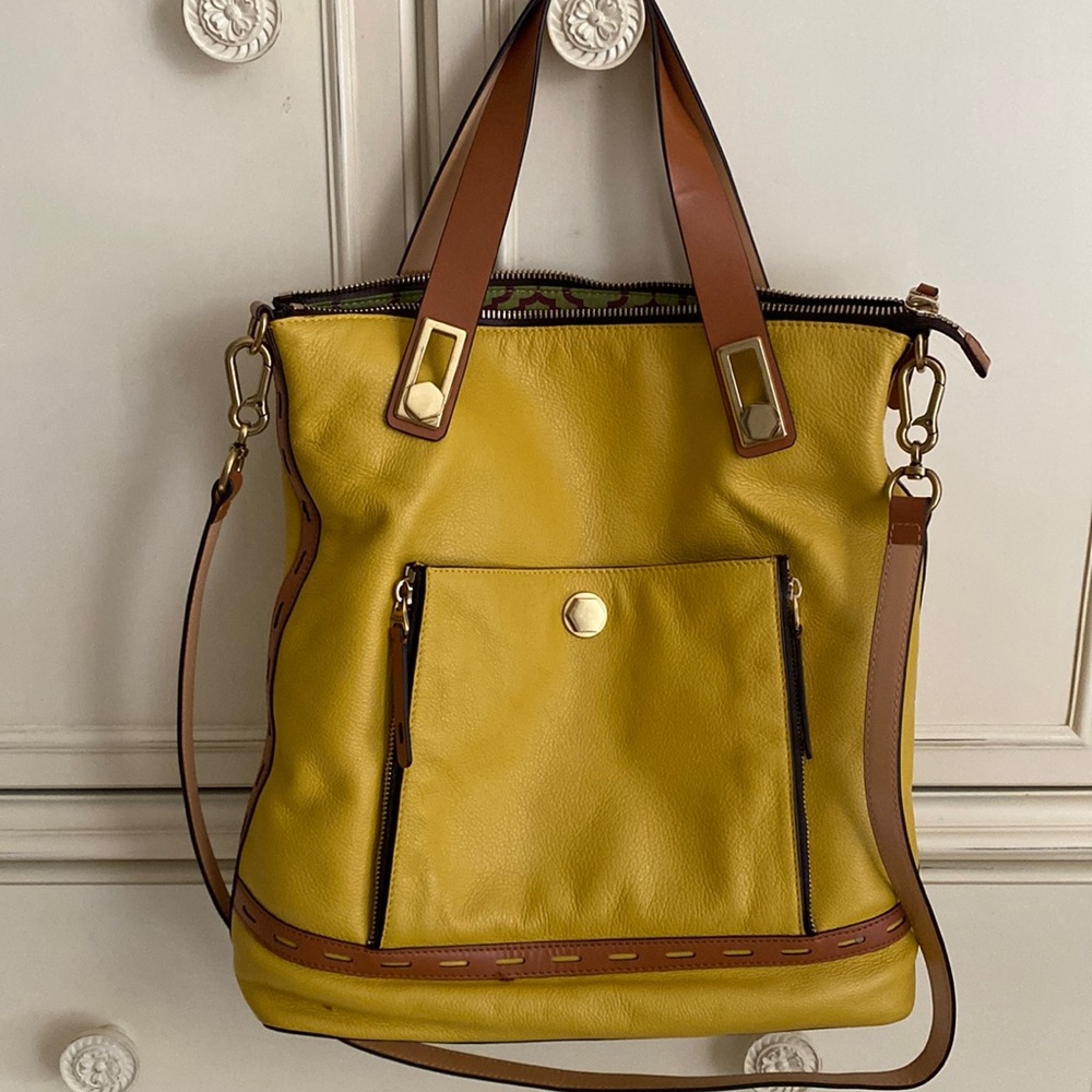 orYANY yellow shoulder/tote bag